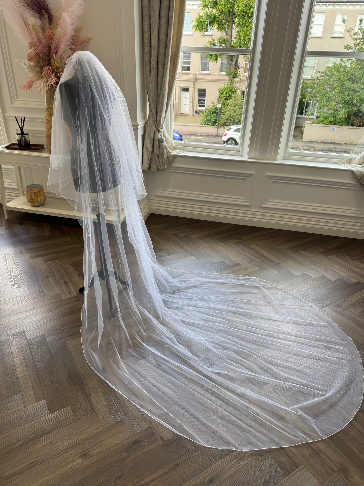 White Crystal Cathedral Veil