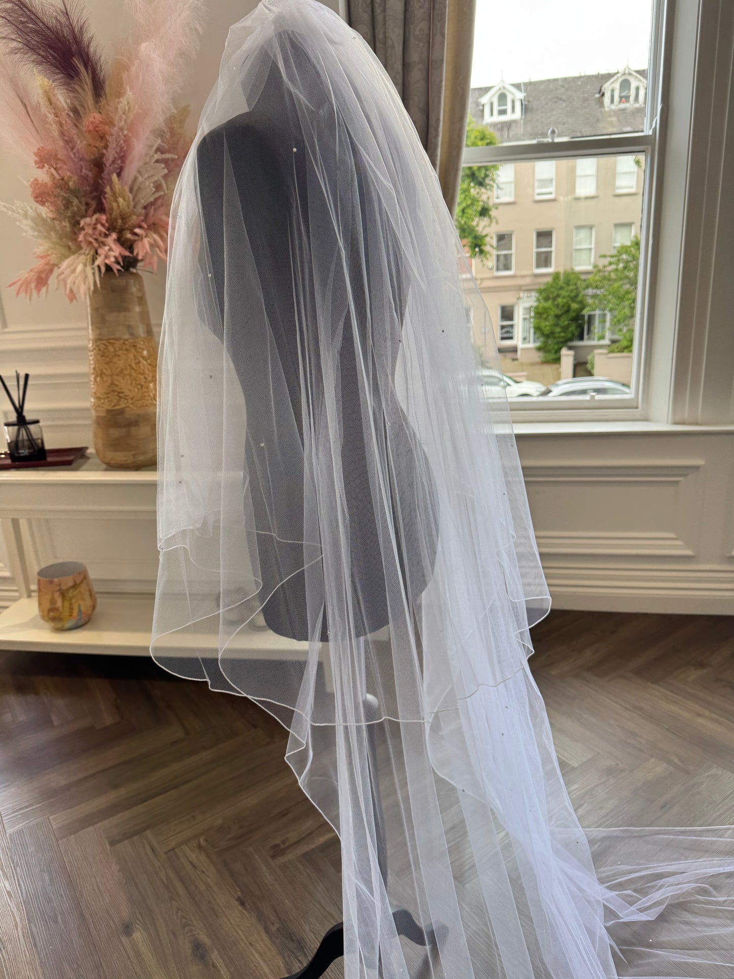White Crystal Cathedral Veil
