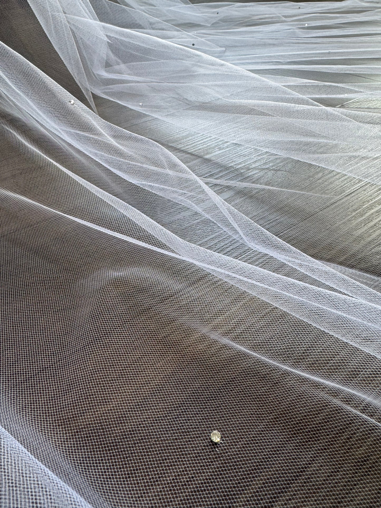 White Crystal Cathedral Veil