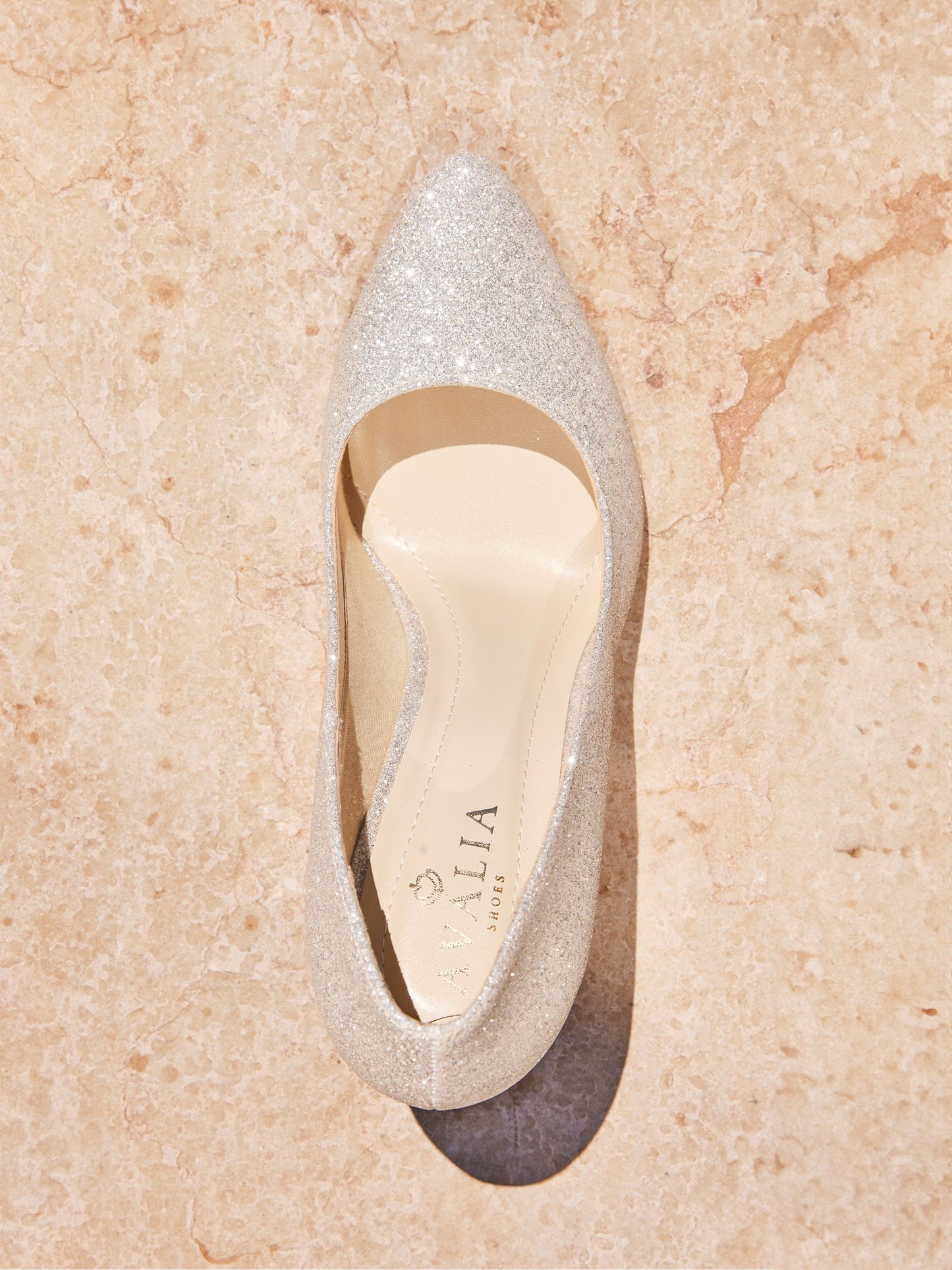 TABATHA Glitter Bridal Shoe