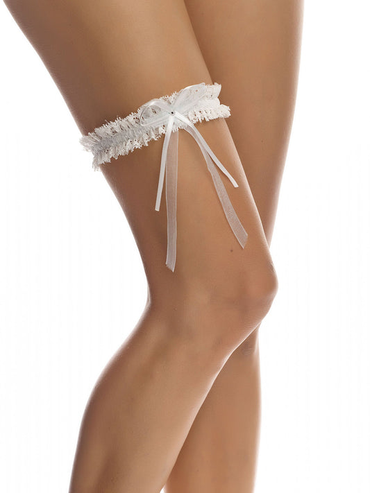 "Something Blue" Bow Garter