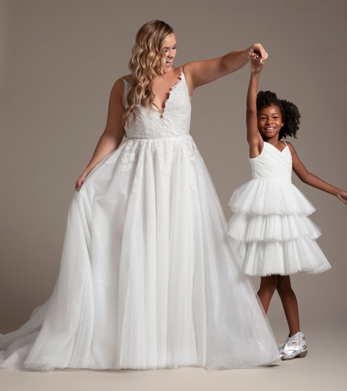 Hayley Paige "Dinah" Flower Girl Gown