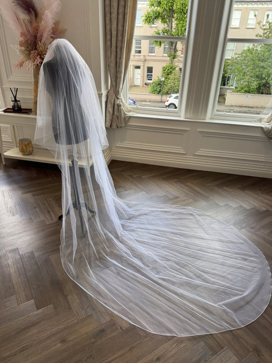 White Crystal Cathedral Veil