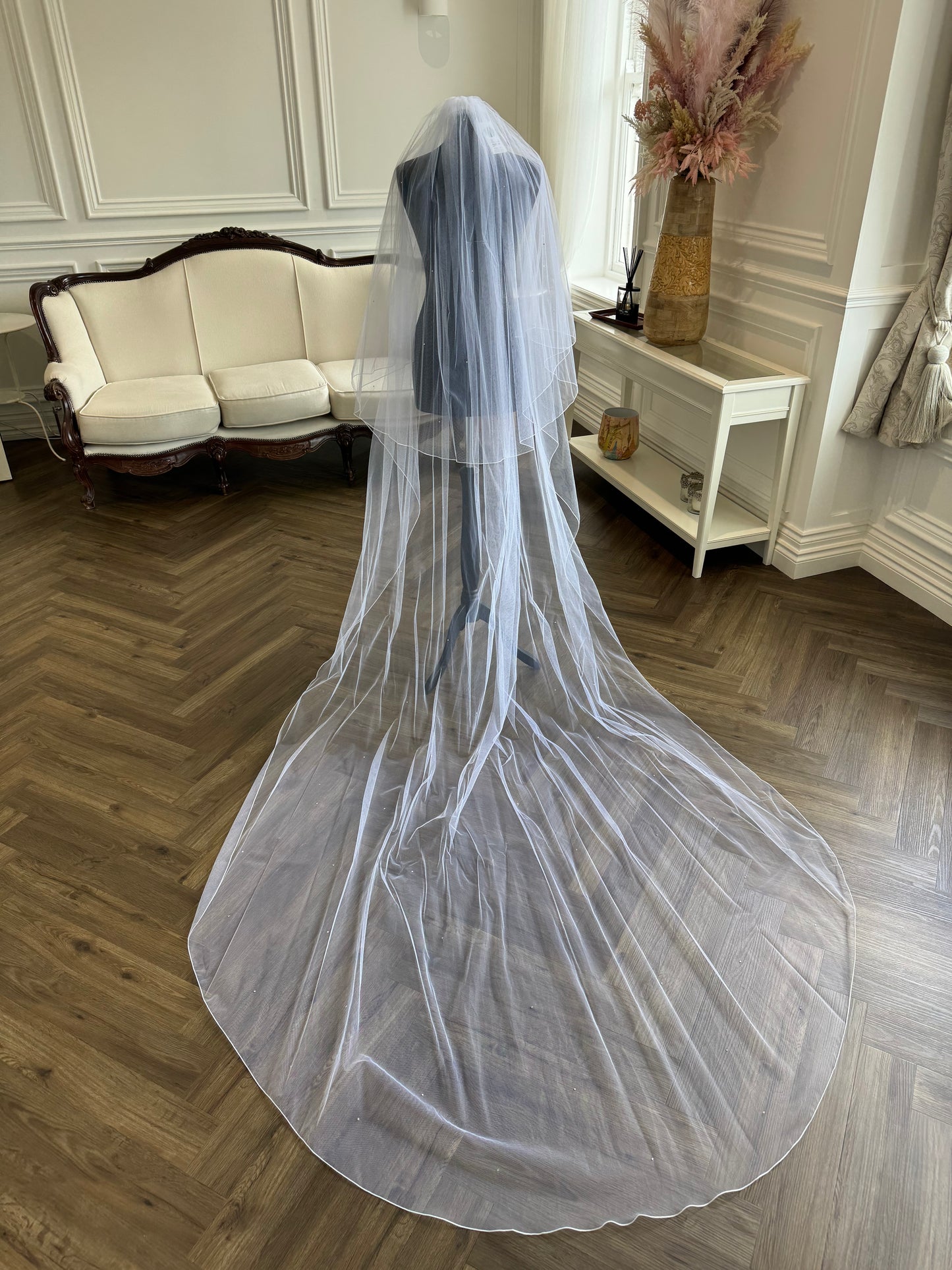 White Crystal Cathedral Veil