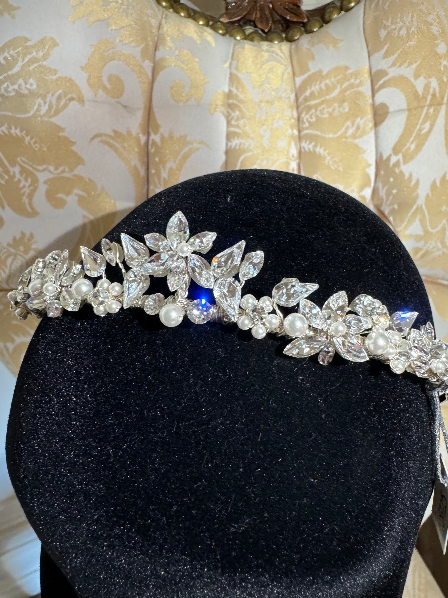 Swarovski Crystal and Pearl Bridal Tiara