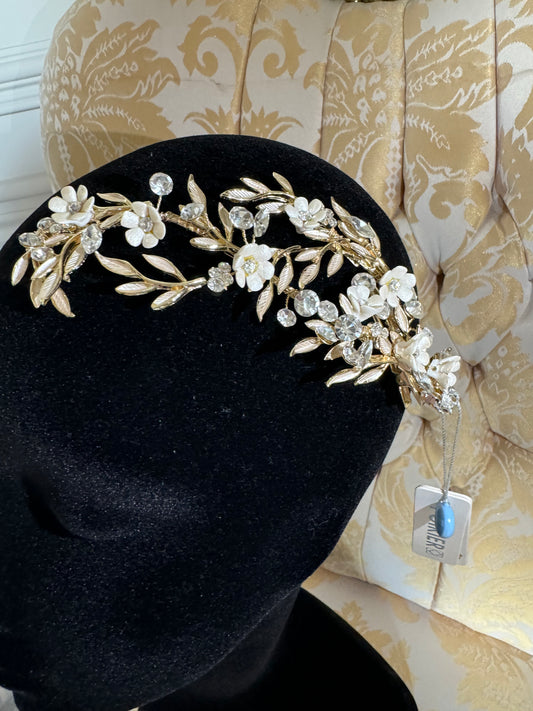 Gold Grecian Bridal Hairpiece