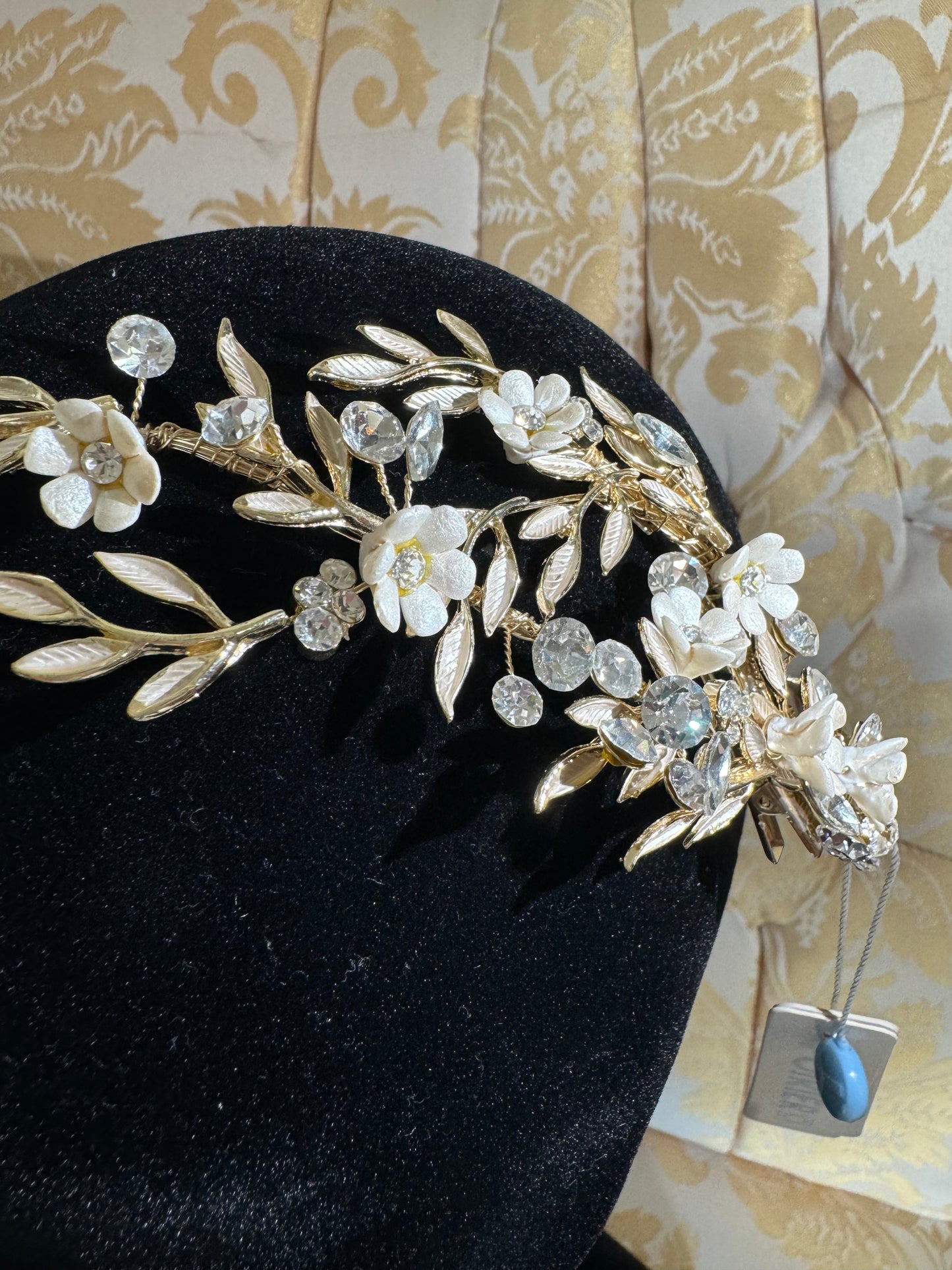 Gold Grecian Bridal Hairpiece