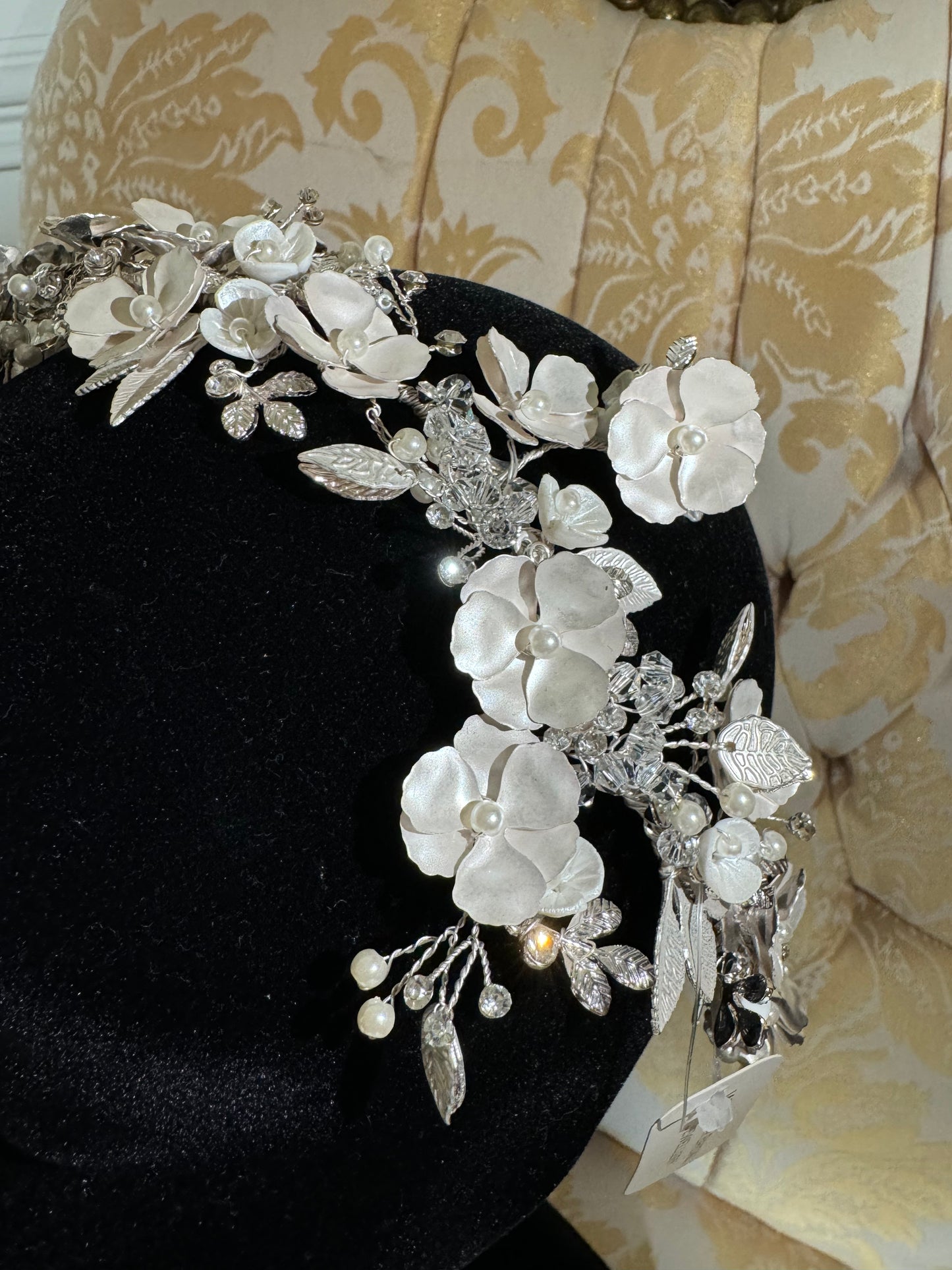 Ivory Floral Hair Vine