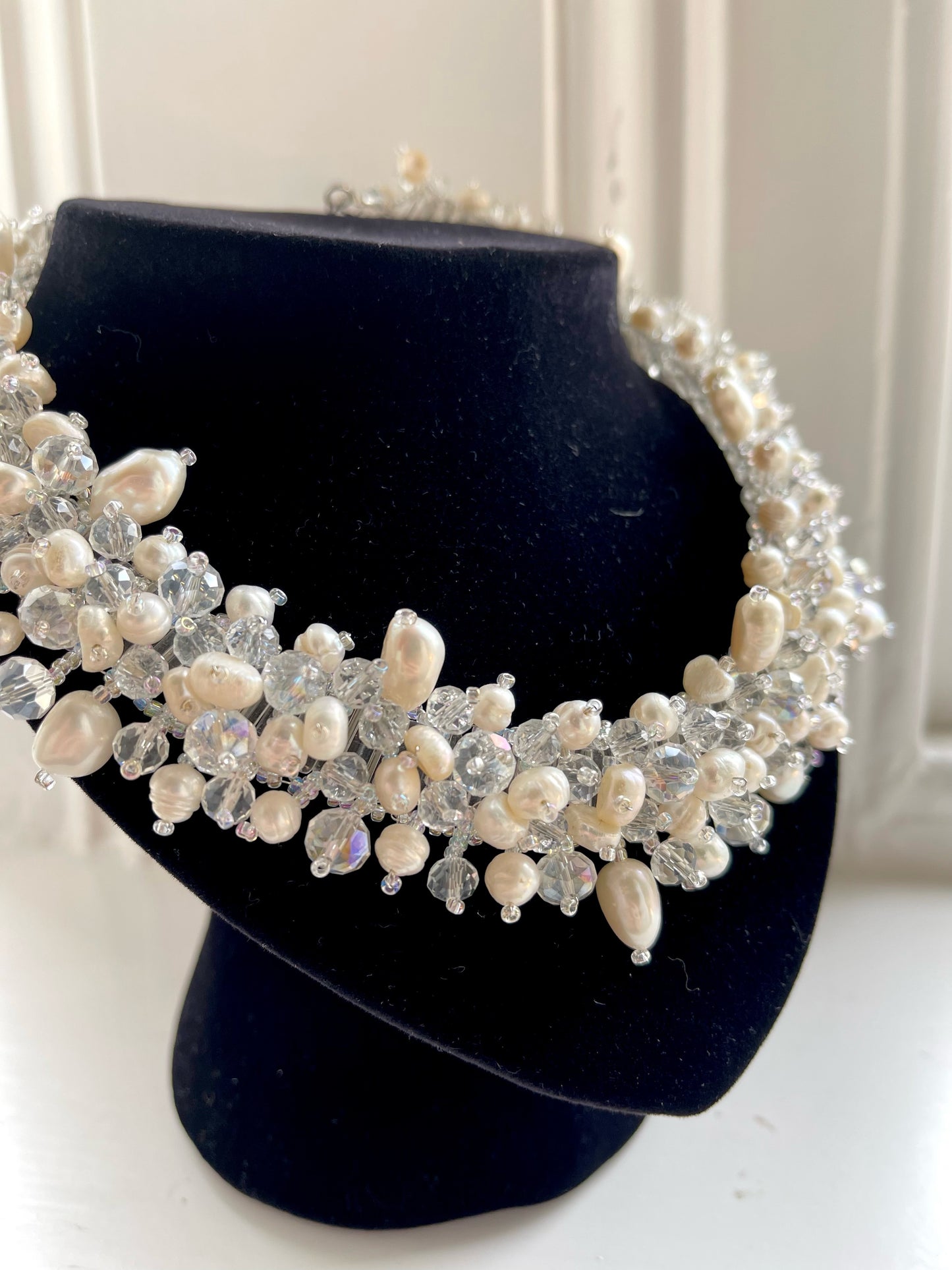 Statement Bead & Pearl Necklace