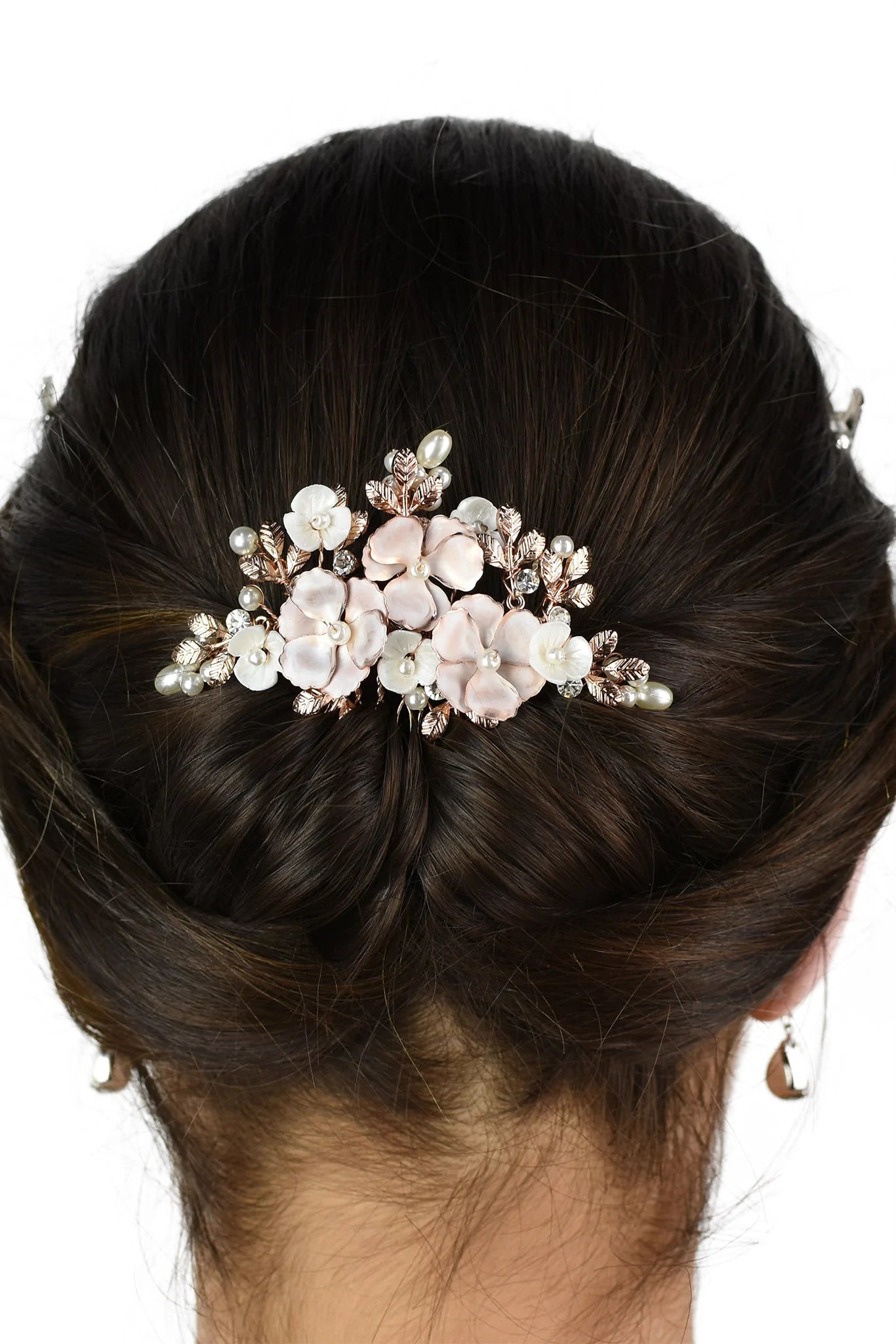 Iris Hair Comb (ROSE GOLD)