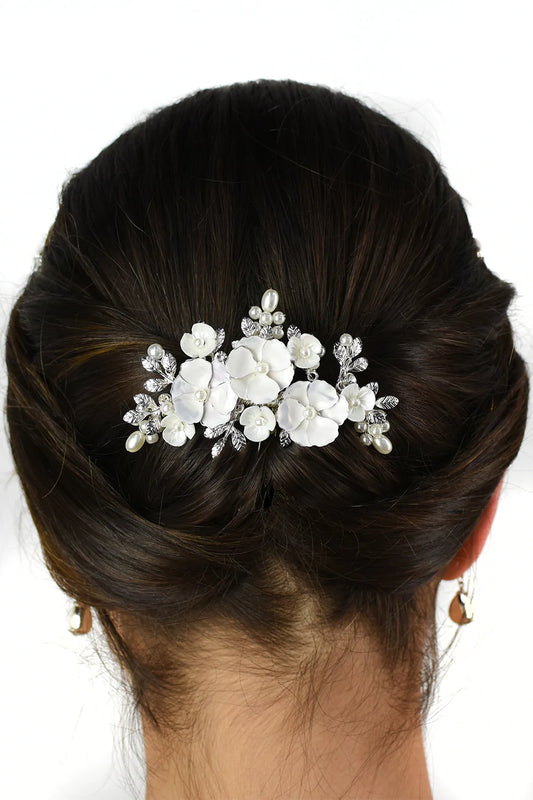 Iris Hair Comb (SILVER)